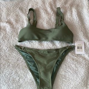 Olive bathing suit🩱